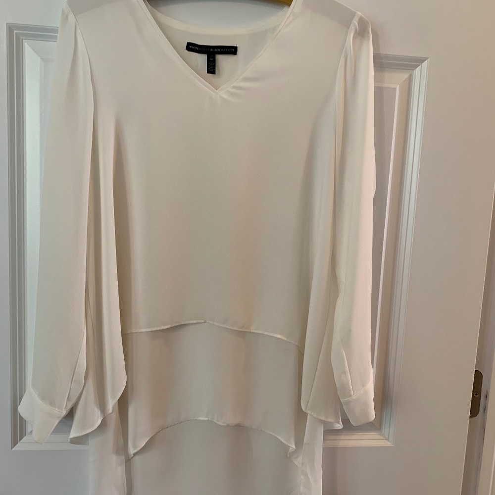 WhiteHouse BlackMarket layered tunic top